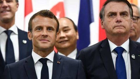 G7 : Vives tensions entre Bolsonaro et Macron