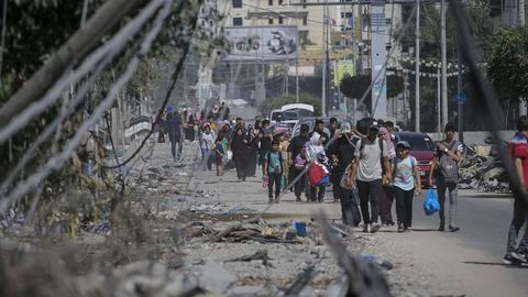 Conflicto entre Israel y Hamas: el ejército israelí ordena a los residentes del norte de Gaza que se dirijan al sur entre las 10 a. m. y las 4 p. m.