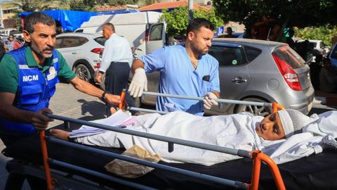 Más de 200 muertos según Hamás tras un ataque israelí a un hospital en Gaza