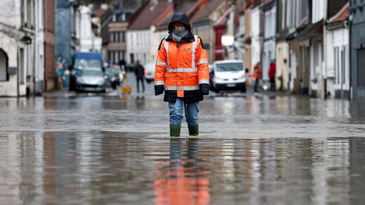 Alerta meteorológica en Paso de Calais: 133 residentes evacuados y unidad de crisis mantenida