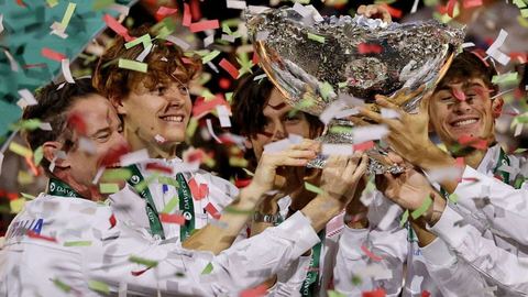 Italia gana su segundo trofeo de Copa Davis