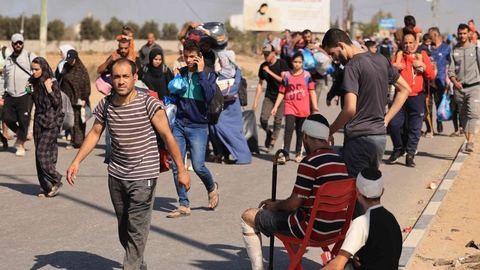 L'armée d'Israël déclare l'établissement de voies d'évacuation vers le sud de la bande de Gaza