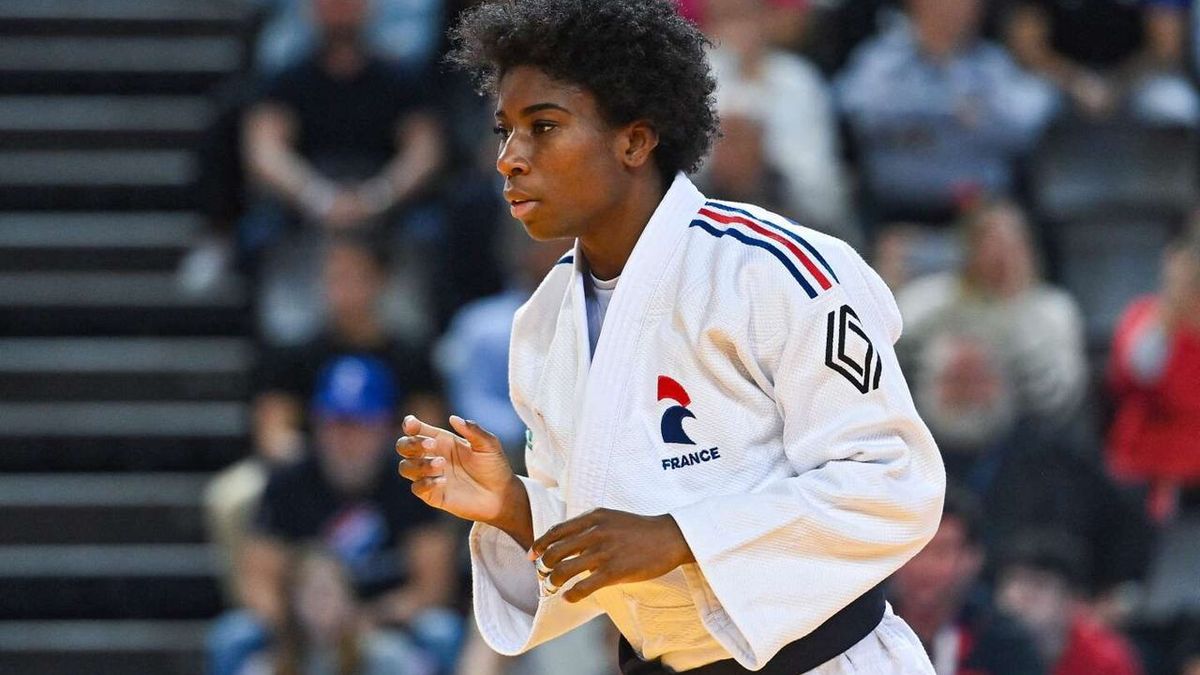 Marie-Eve Gahié maintains her position as European champion in the -70 kg category