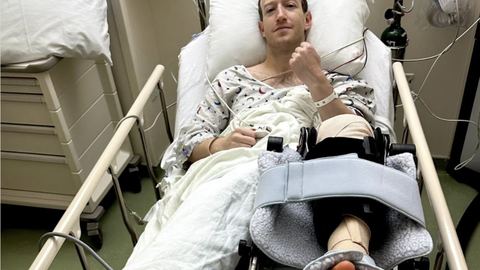 Mark Zuckerberg ingresó en el hospital tras una lesión en la rodilla durante un entrenamiento de combate de estilo libre.