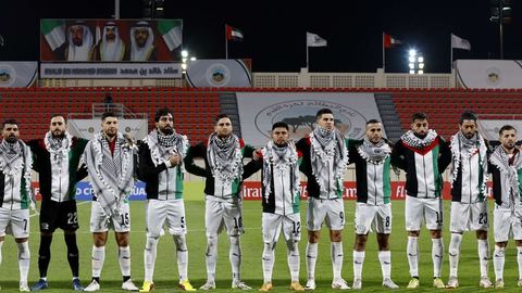 Para los futbolistas palestinos, el deporte es la mejor manera de dar a conocer Palestina a nivel mundial