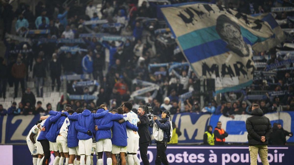 En la Ligue 1, el OM domina al Lyon a pesar de las protestas de los aficionados