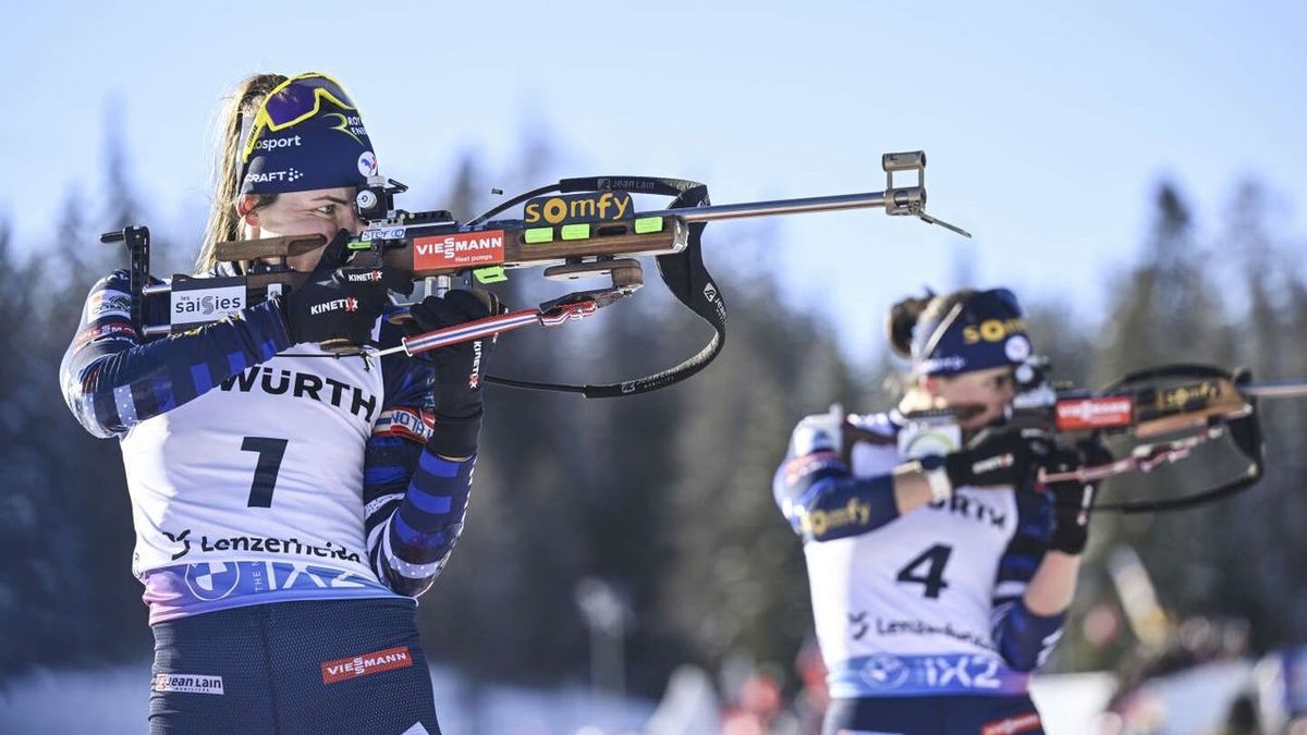 Justine Braisaz-Bouchet vence a Julia Simon y gana su primer doblete en persecución sprint en una Copa del Mundo