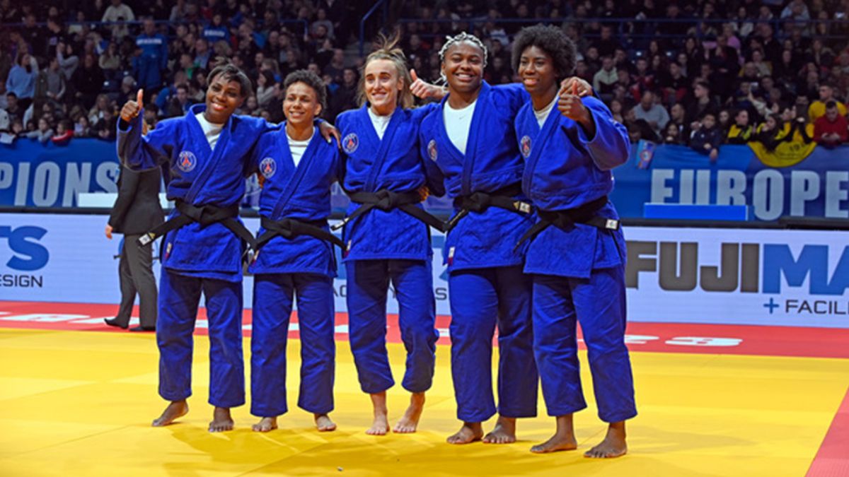 PSG women's judo team wins its first European title in the Champions League