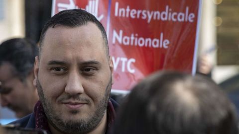 Los conductores de VTC protestan contra sus condiciones laborales durante los Juegos Olímpicos