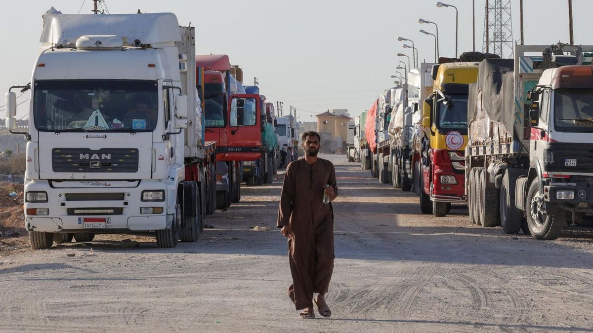 For the first time, Israel is inaugurating a humanitarian corridor to Gaza from its soil.