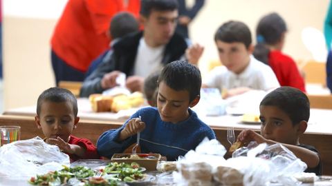Aline Kamakian, chef en Arménie, a préparé des repas pour plus de 100 000 réfugiés du Haut-Karabakh.