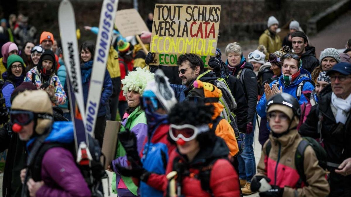 Manifestation contre l'organisation des Jeux Olympiques de 2030