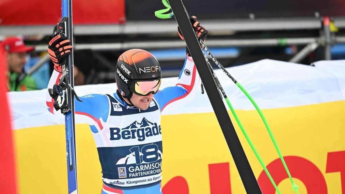 Nils Allègre surprend en décrochant la victoire au super-G de Garmisch-Partenkirchen