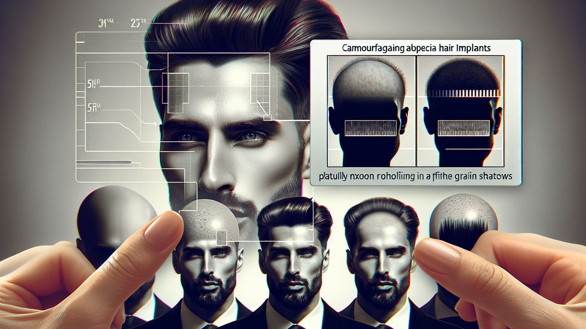 ¿Podemos camuflar la alopecia mediante el uso de implantes capilares?