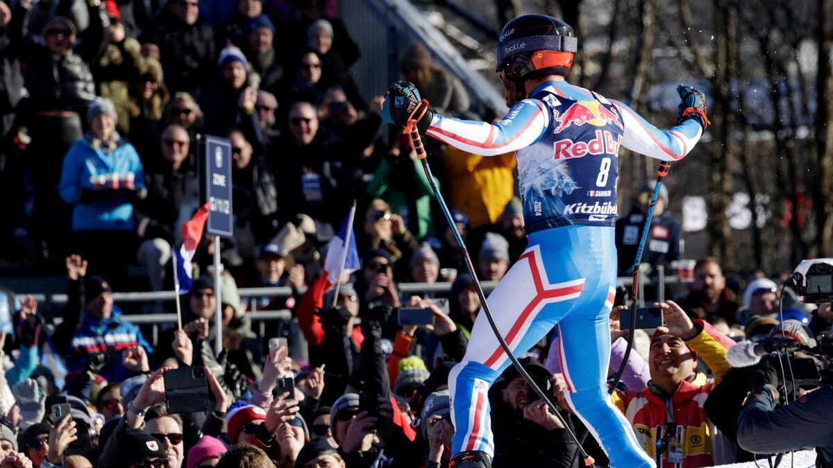 Ski alpin : L'incroyable Cyprien Sarrazin réalise un exploit historique à Kitzbühel avec un doublé inédit