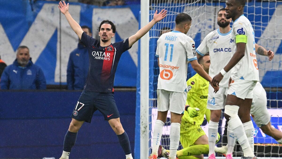EN DIRECT. OM-PSG : Malgré un joueur en moins, Paris remporte le clasico grâce à Vitinha et Ramos (0-2)