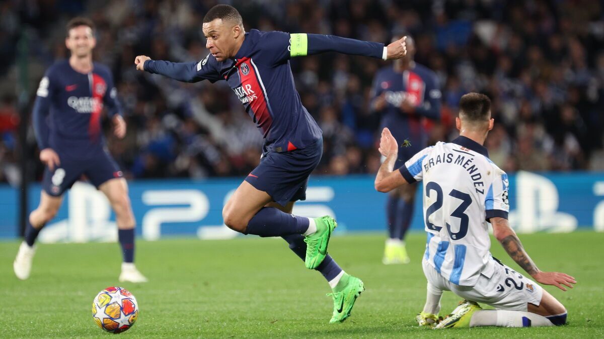 EN DIRECT. Real Sociedad-PSG : Mbappé double la mise, Paris s'approche des quarts de finale (0-2)