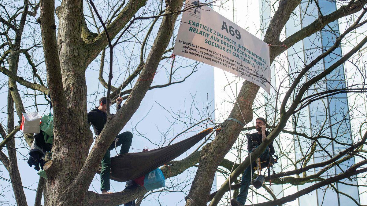 Écologistes contre l'Autoroute A69 : Manifestation devant la Cour européenne des droits de l'Homme