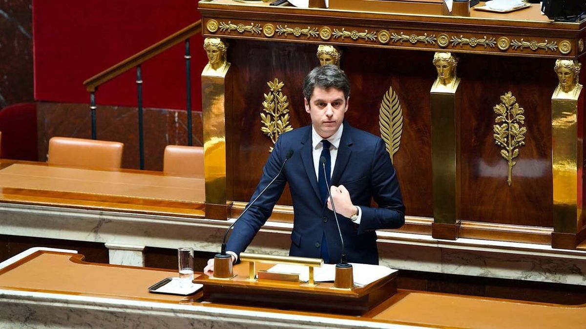 Gabriel Attal s'exprime au Sénat avant une discussion sur l'aide française à l'Ukraine