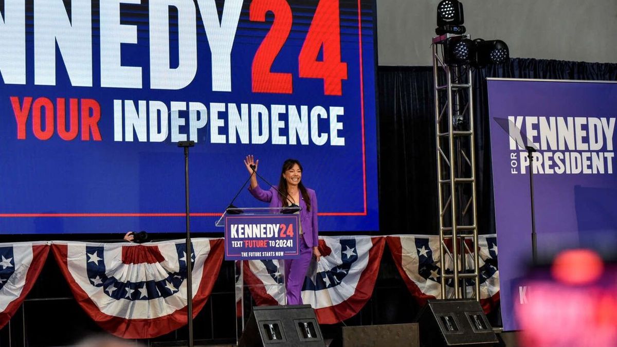 La millionnaire démocrate Nicole Shanahan, colistière du candidat indépendant Robert Kennedy Jr