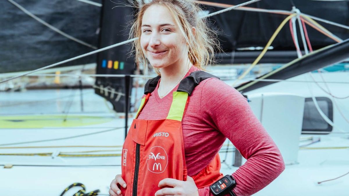Con sólo 23 años, Violette Dorange se enfrenta a los océanos del mundo