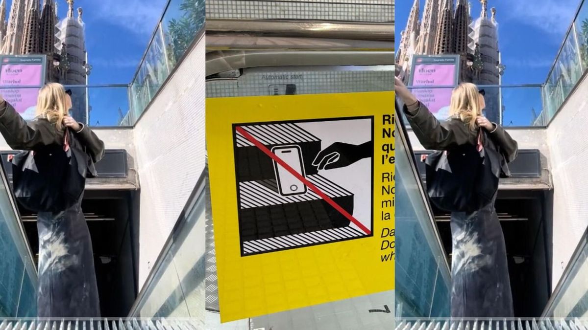 Cette tendance TikTok crée le chaos à la sortie du métro de la Sagrada Familia à Barcelone