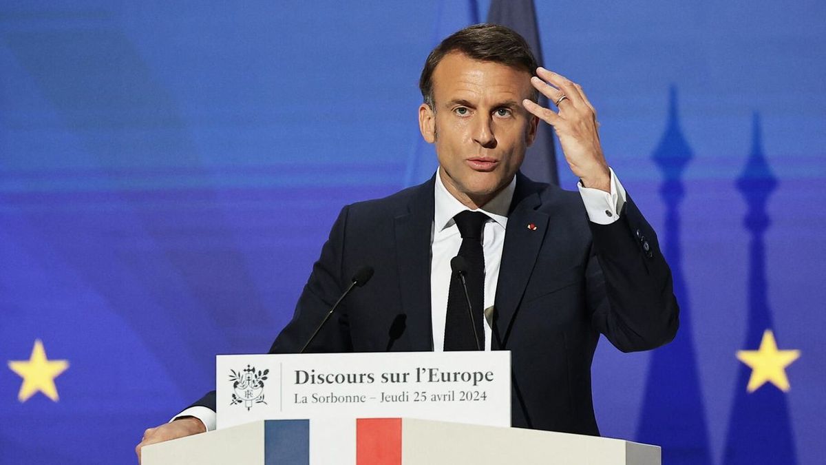 Emmanuel Macron maintient fermement sa position face à la Russie lors de son discours à la Sorbonne
