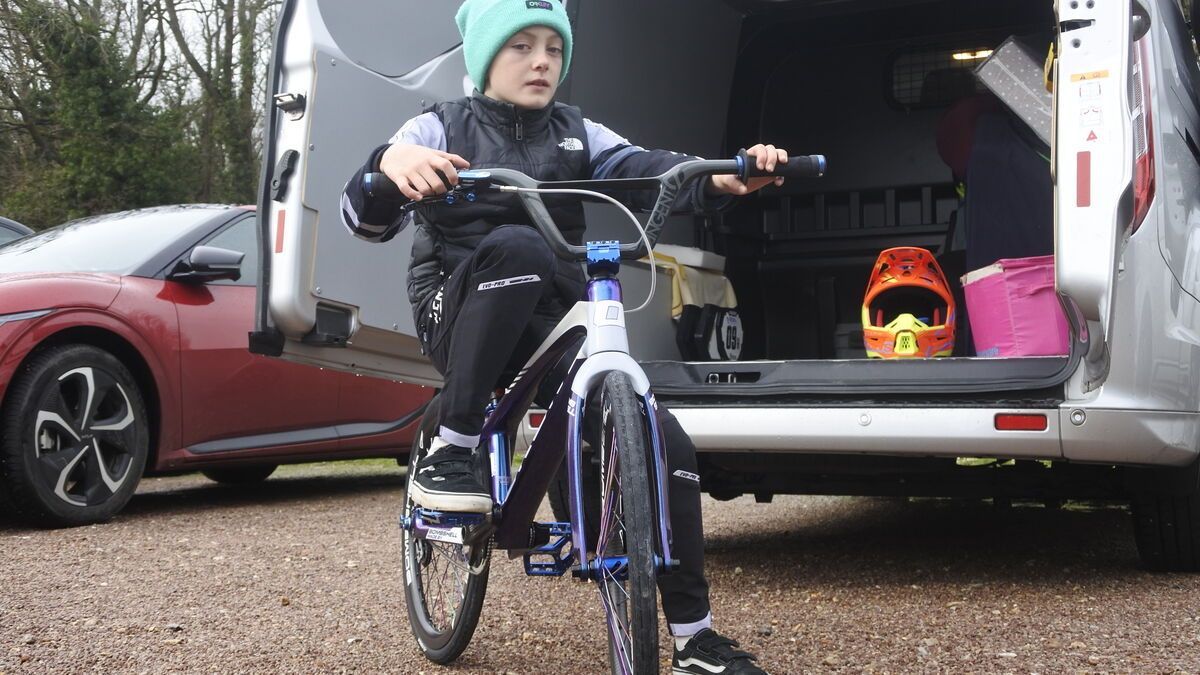 Ethan Hosatte, 8 ans, un pas en avance sur les autres pour le titre mondial de BMX