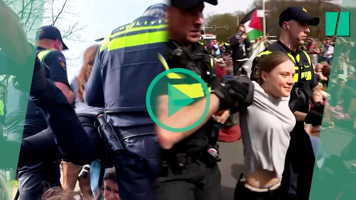 Greta Thunberg fue arrestada dos veces por la policía holandesa