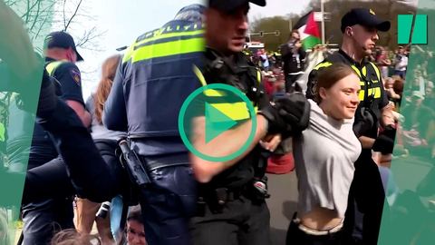 Greta Thunberg fue arrestada dos veces por la policía holandesa