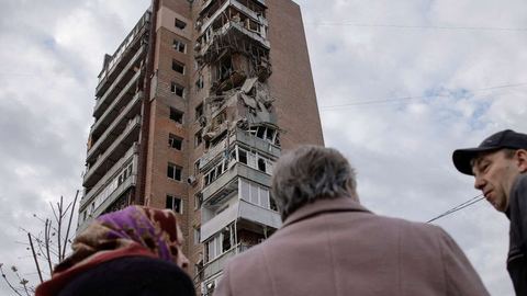 Suite à l'attaque nocturne sur Kharkiv, Zelensky qualifie le geste des « terroristes russes » de « méprisable »