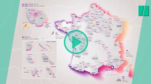El recorrido de la llama olímpica para los Juegos Olímpicos de París 2024 se extenderá desde Marsella hasta París