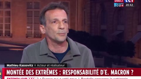 Mathieu Kassovitz envisage de « tester le RN » : L'acteur explique ses propos sur LCI