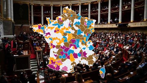 Descubra los representantes parlamentarios electos por ciudad y circunscripción en Francia