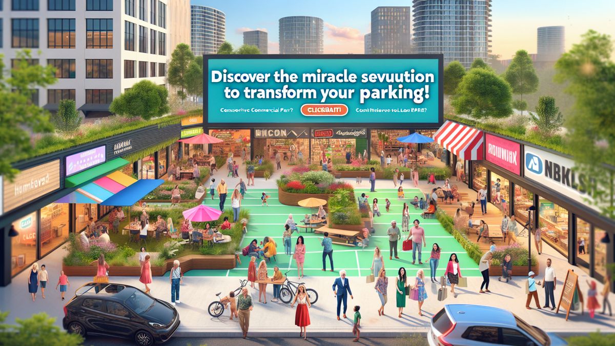 Avez-vous découvert la solution miracle pour transformer votre parking commercial en un véritable atout ?