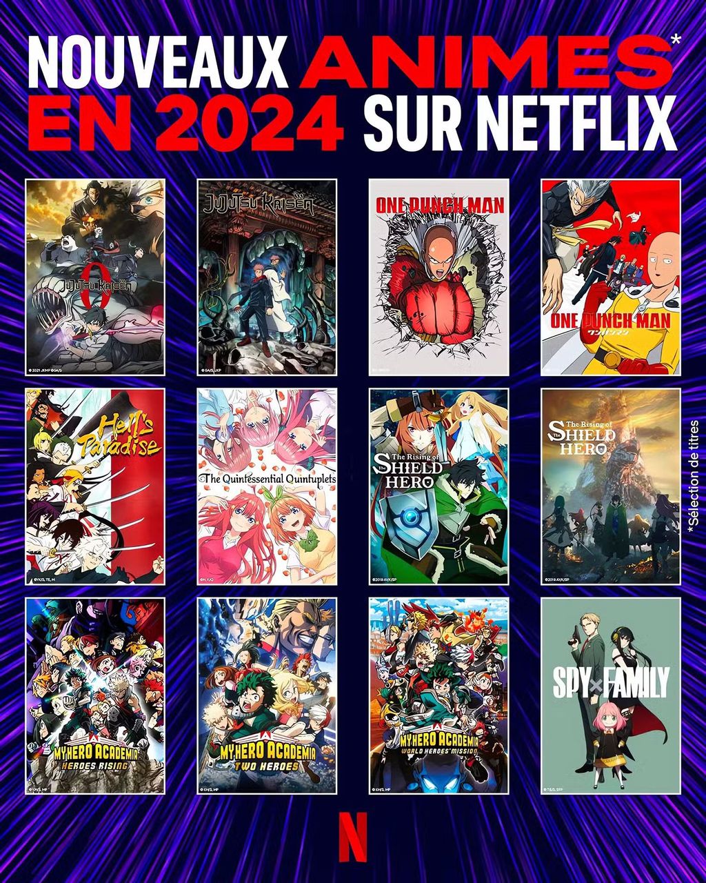 découvrez toutes les nouveautés et les séries à ne pas manquer sur netflix en 2024. explorez notre sélection d'émissions exclusives, de films captivants et de documentaires fascinants qui vous attendent cette année.
