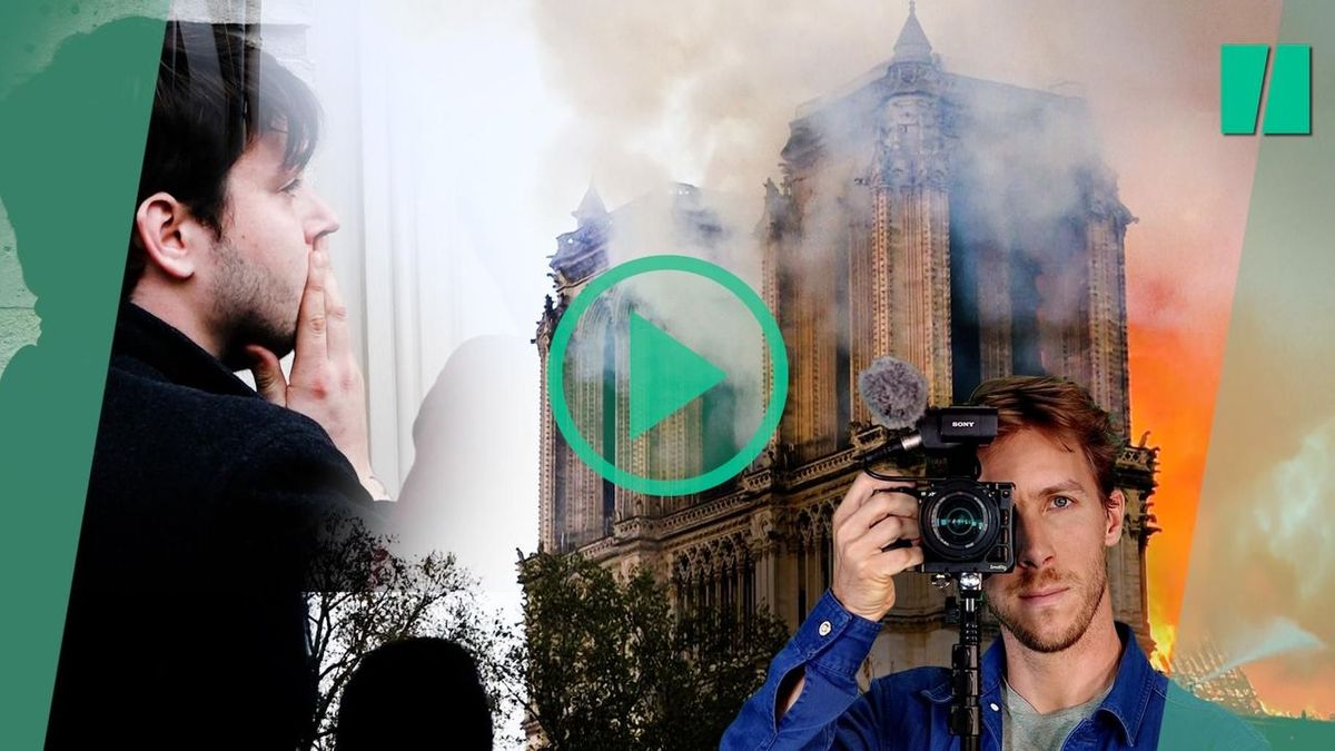 Notre correspondant relate la nuit de l'incendie qui a ébahi le monde