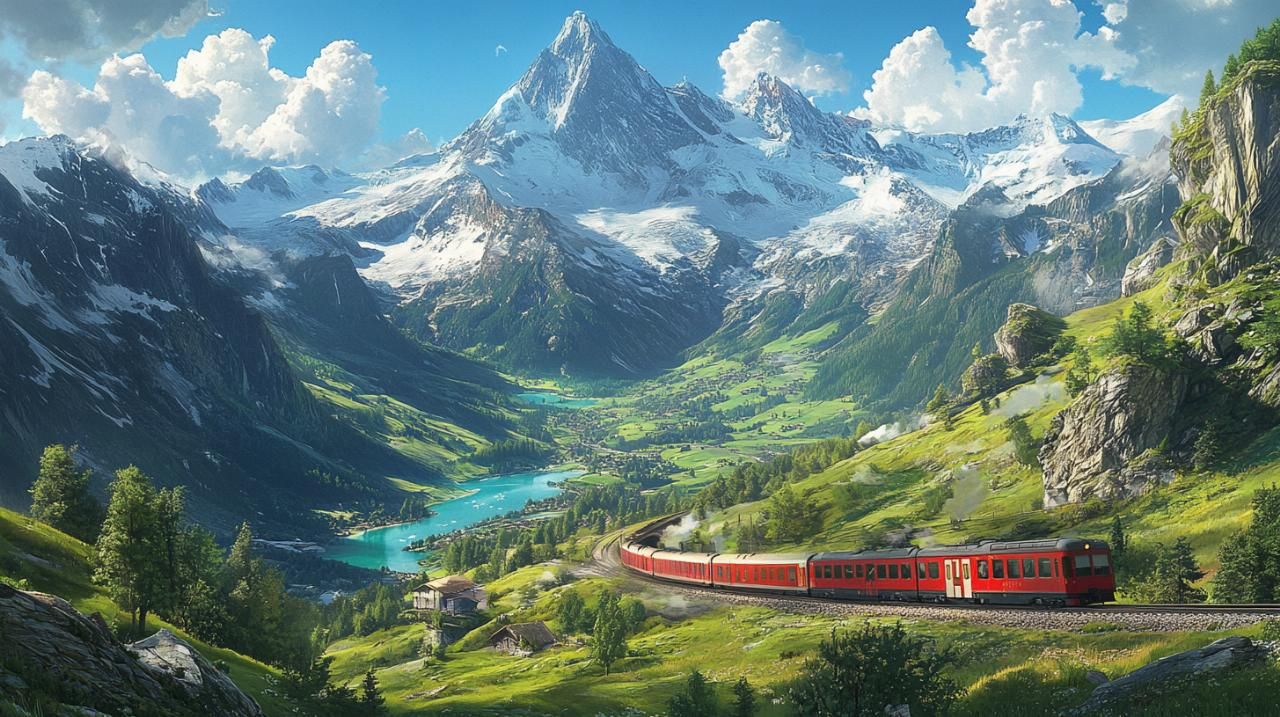 Découvrez le voyage en train suisse à travers des panoramas alpins spectaculaires 2