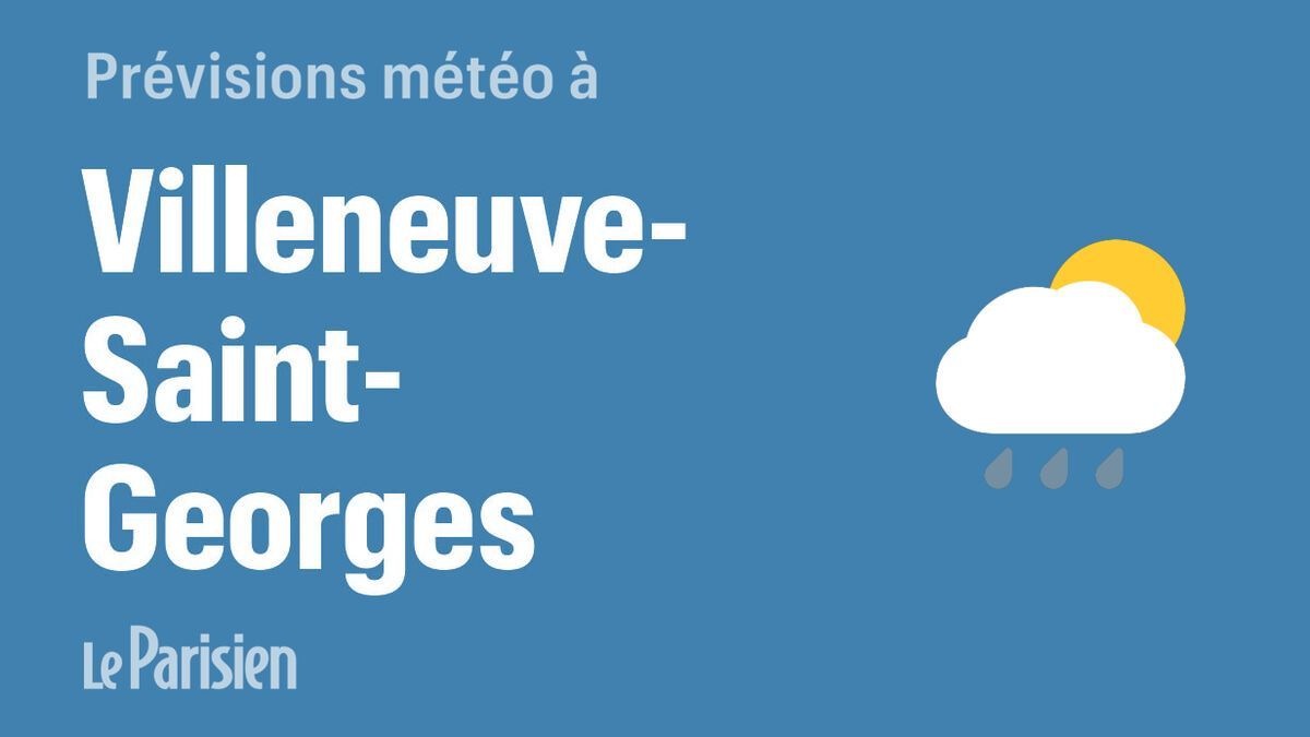 Prévisions météorologiques sur 7 jours pour Villeneuve-Saint-Georges (94)