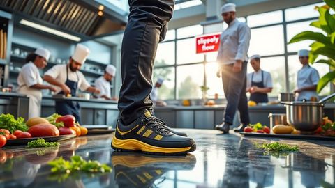Pourquoi choisir des chaussures de sécurité adaptées à la cuisine ?