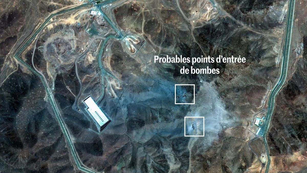 Ce que révèlent les images satellites sur les frappes américaines en Iran