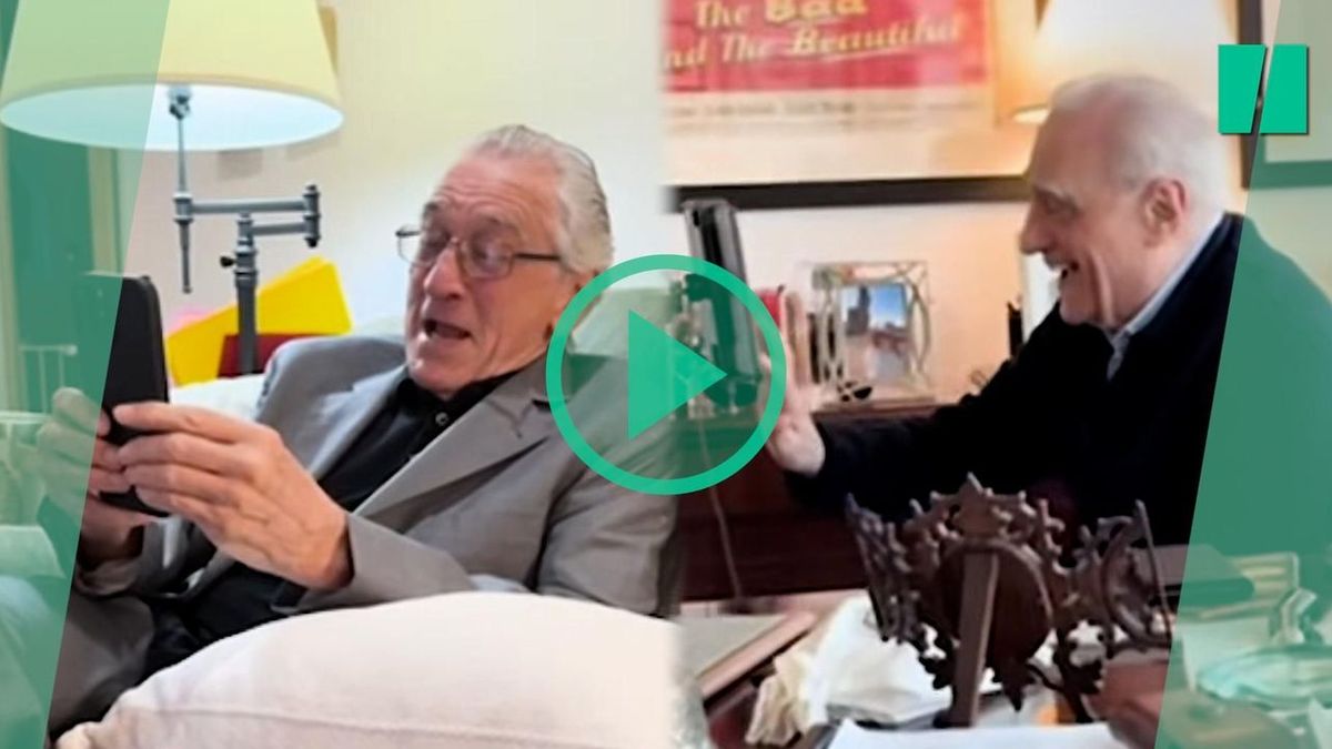Robert De Niro et Martin Scorsese partagent une vidéo drôle sur TikTok où ils se disent "bonne nuit"