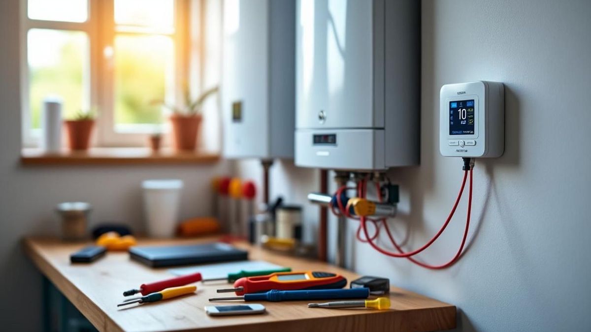comment brancher un thermostat sans fil sur une chaudière