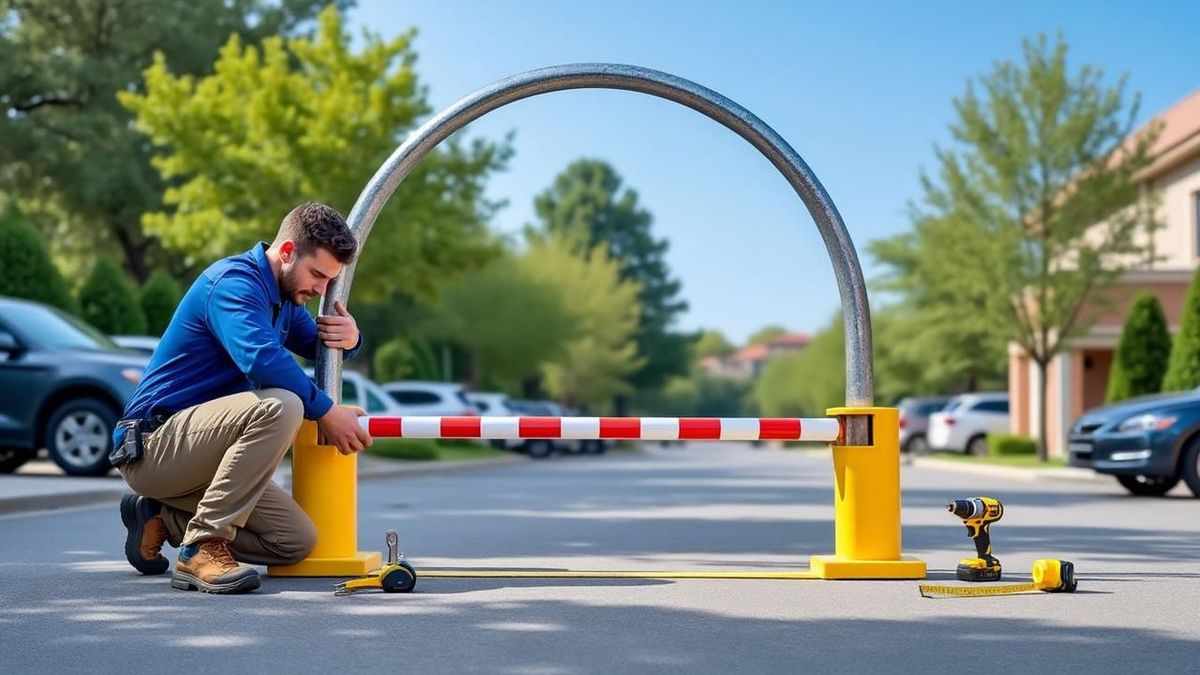 comment installer un arceau de parking