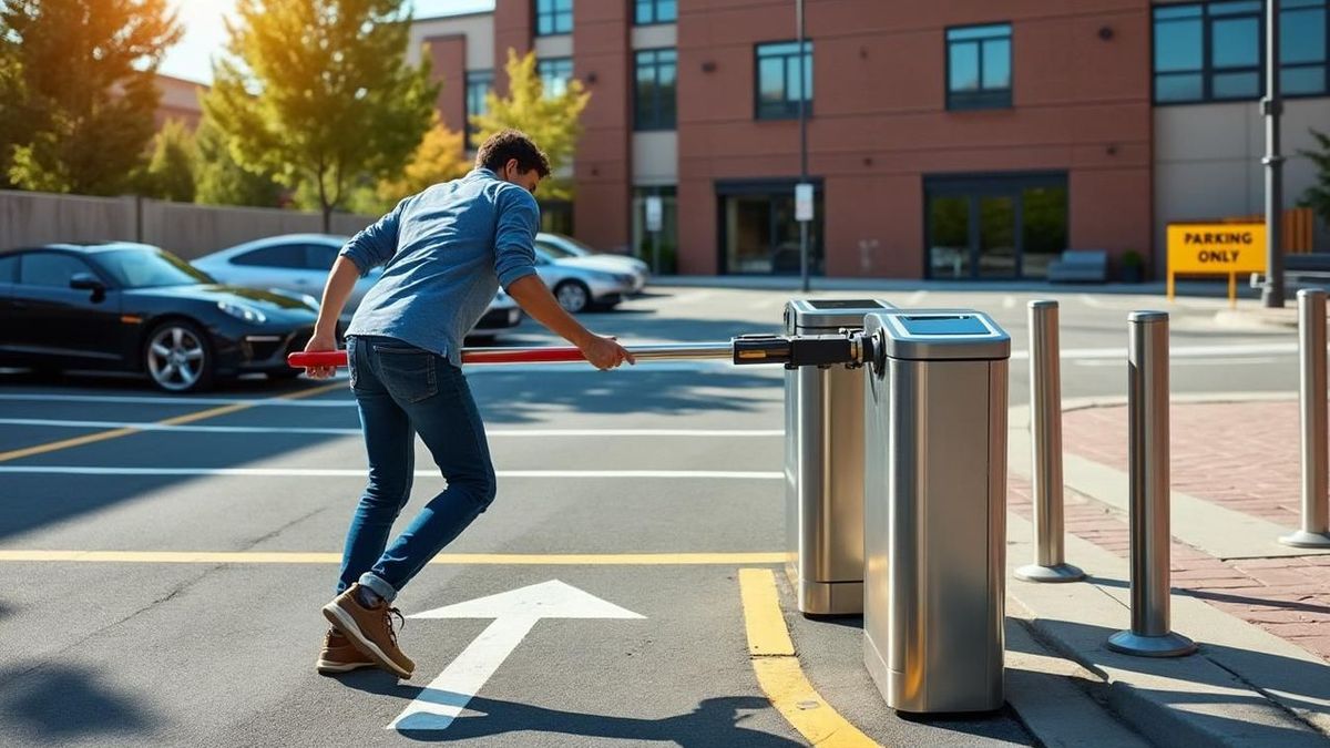 comment ouvrir un arceau de parking