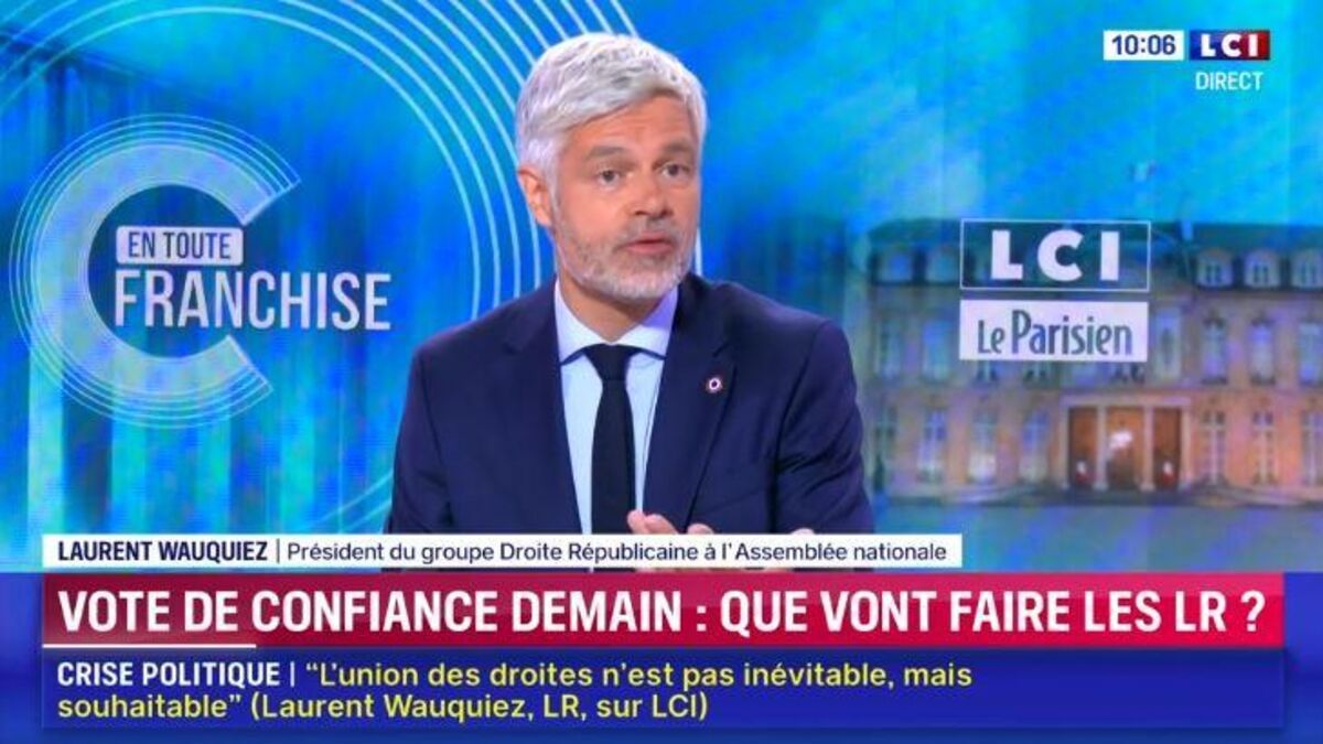 Laurent Wauquiez continue à exercer une pression constante sur la droite