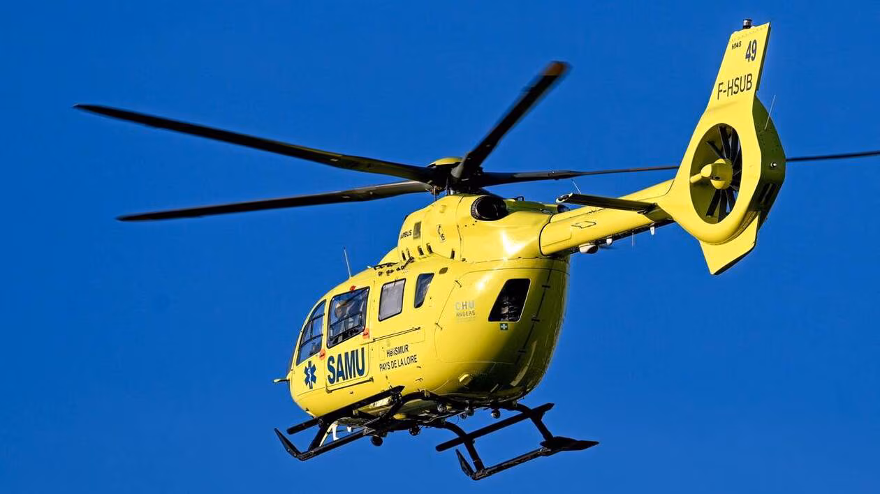 Un jeune gravement blessé par une voiture en Maine-et-Loire : évacué par hélicoptère au CHU d’Angers.
