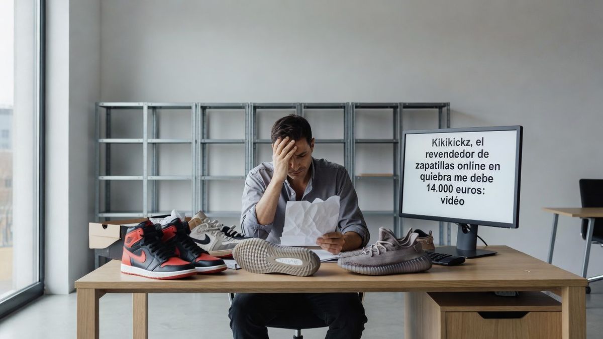 “Kikikickz, el revendedor de zapatillas online en quiebra me debe 14.000 euros”: vídeo