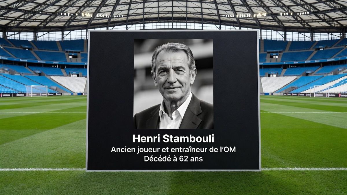Death at 62 of Henri Stambouli, former OM player and coach