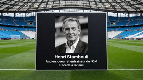Death at 62 of Henri Stambouli, former OM player and coach